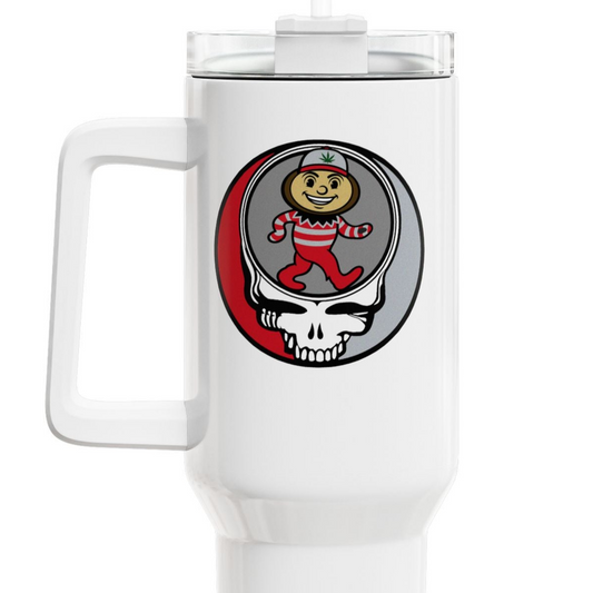 Buckeye Stealie | University Collection "Fat Man" Tumbler,  Double Insulated 40oz Travel Mug