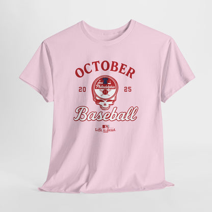 Philadelphia Phillies Playoffs 2025 Stealie Grateful Dead Tshirt