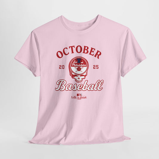 Philadelphia Phillies Playoffs 2025 Stealie Grateful Dead Tshirt