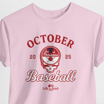 Philadelphia Phillies Playoffs 2025 Stealie Grateful Dead Tshirt