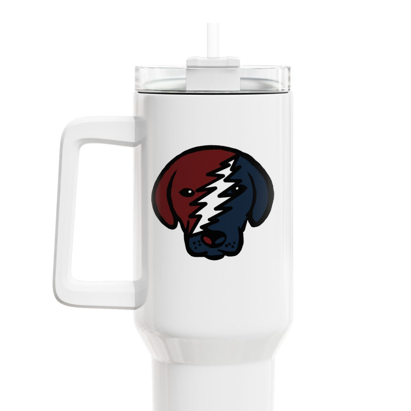 Stealie Pup "Fat Man" Tumbler,  Double Insulated 40oz Travel Mug