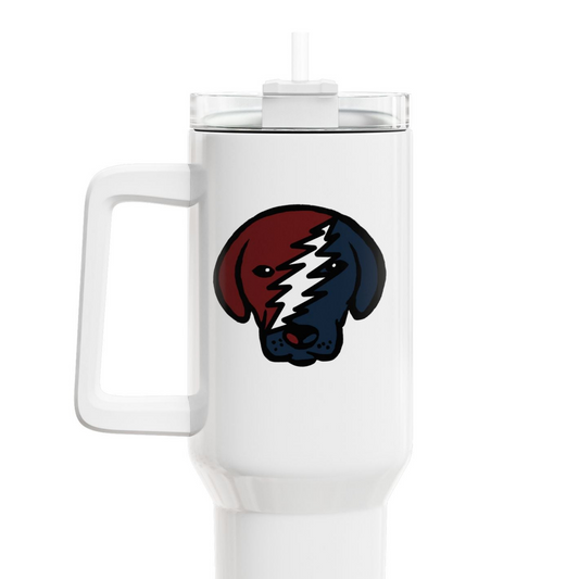 Stealie Pup "Fat Man" Tumbler,  Double Insulated 40oz Travel Mug