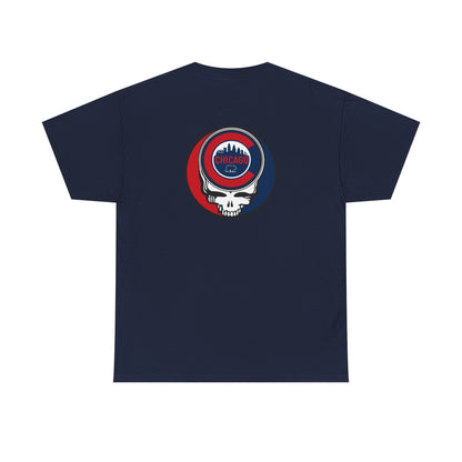 Chicago Cubs Two-Sided Grateful Dead Steal Your Face T-Shirt - MLB
