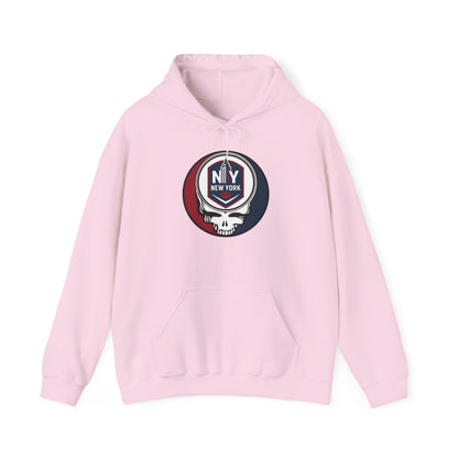 New York Football Stealie Grateful Dead Hoodie Sweatshirt - NFL