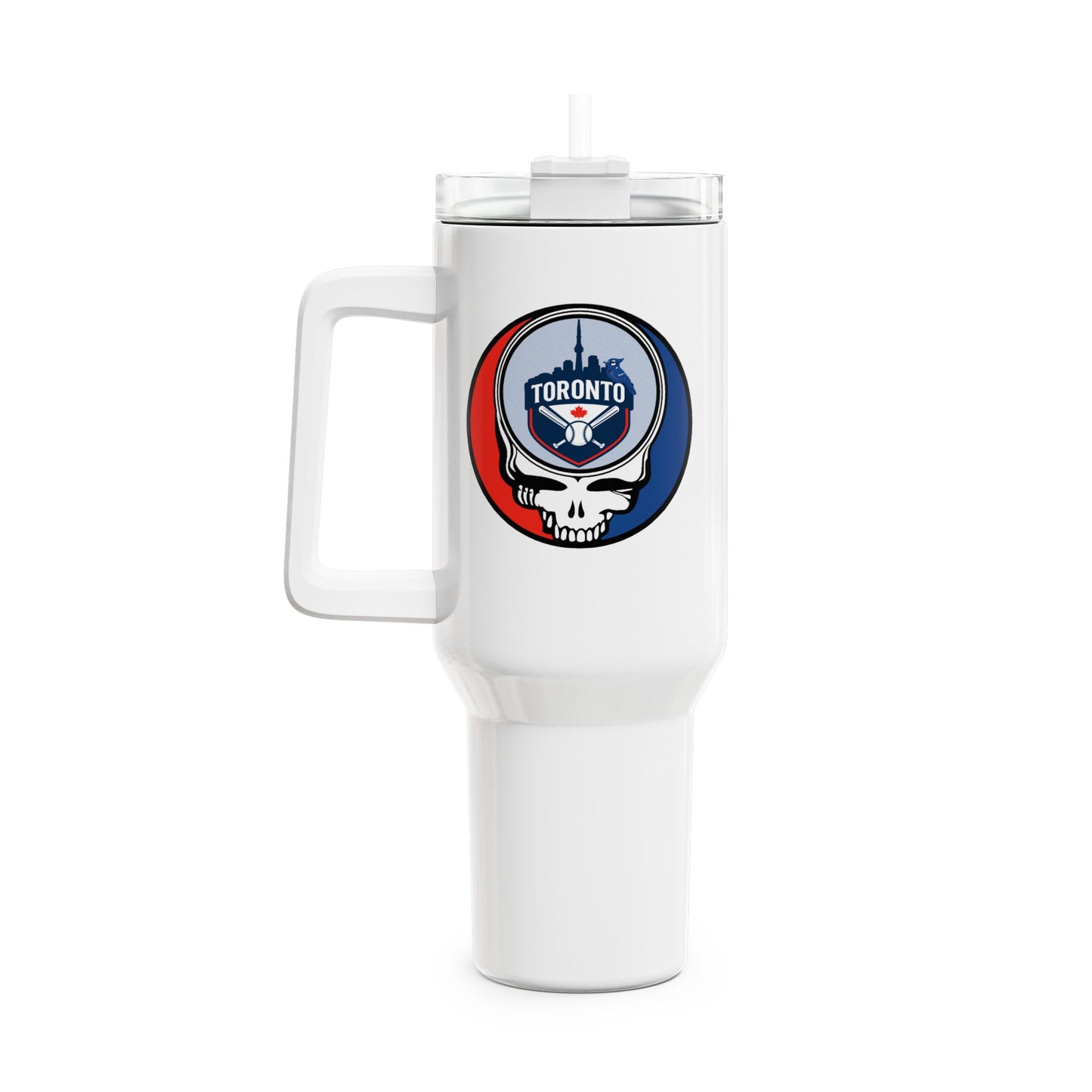 Toronto Blue Jays "Fat Man" Tumbler,  Double Insulated 40oz Travel Mug
