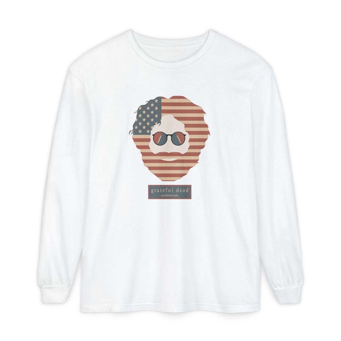 Stars & Stripes Jerry Vineyard Collection Garment-Dyed Long Sleeve