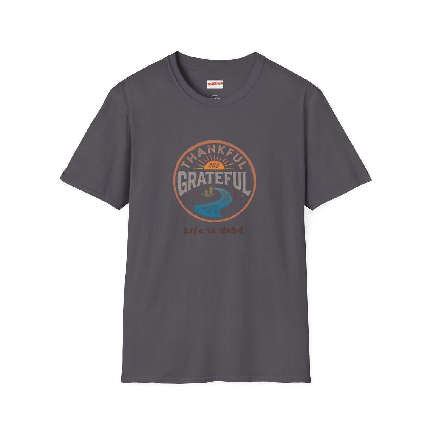 Thankful and Grateful - Life is dead. Thanksgiving T-Shirt