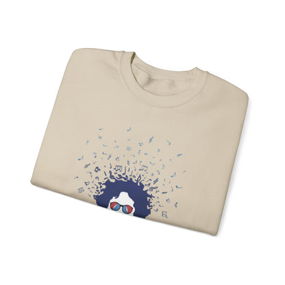 Jerry's Bursting With Music | Life is dead. Crewneck Sweatshirt