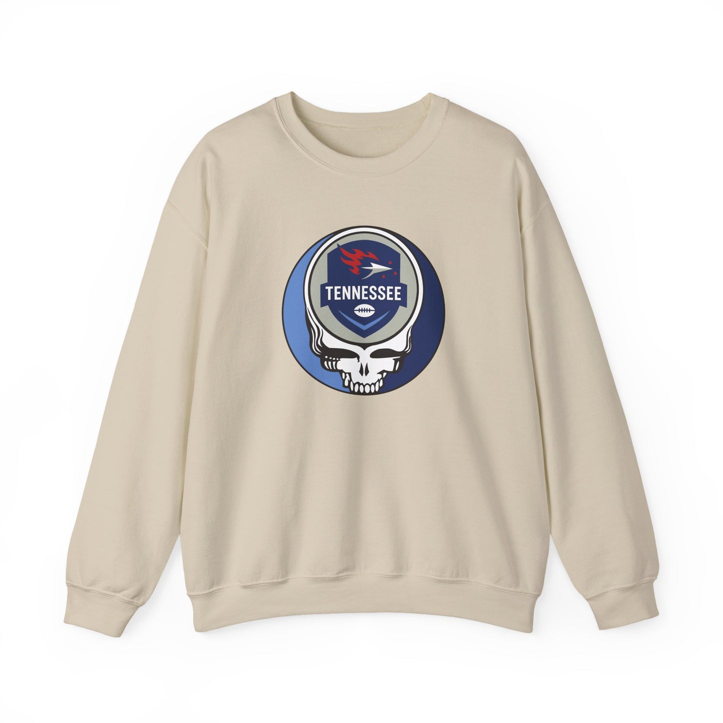 Tennessee Football Grateful Dead Stealie Crewneck Sweatshirt - NFL