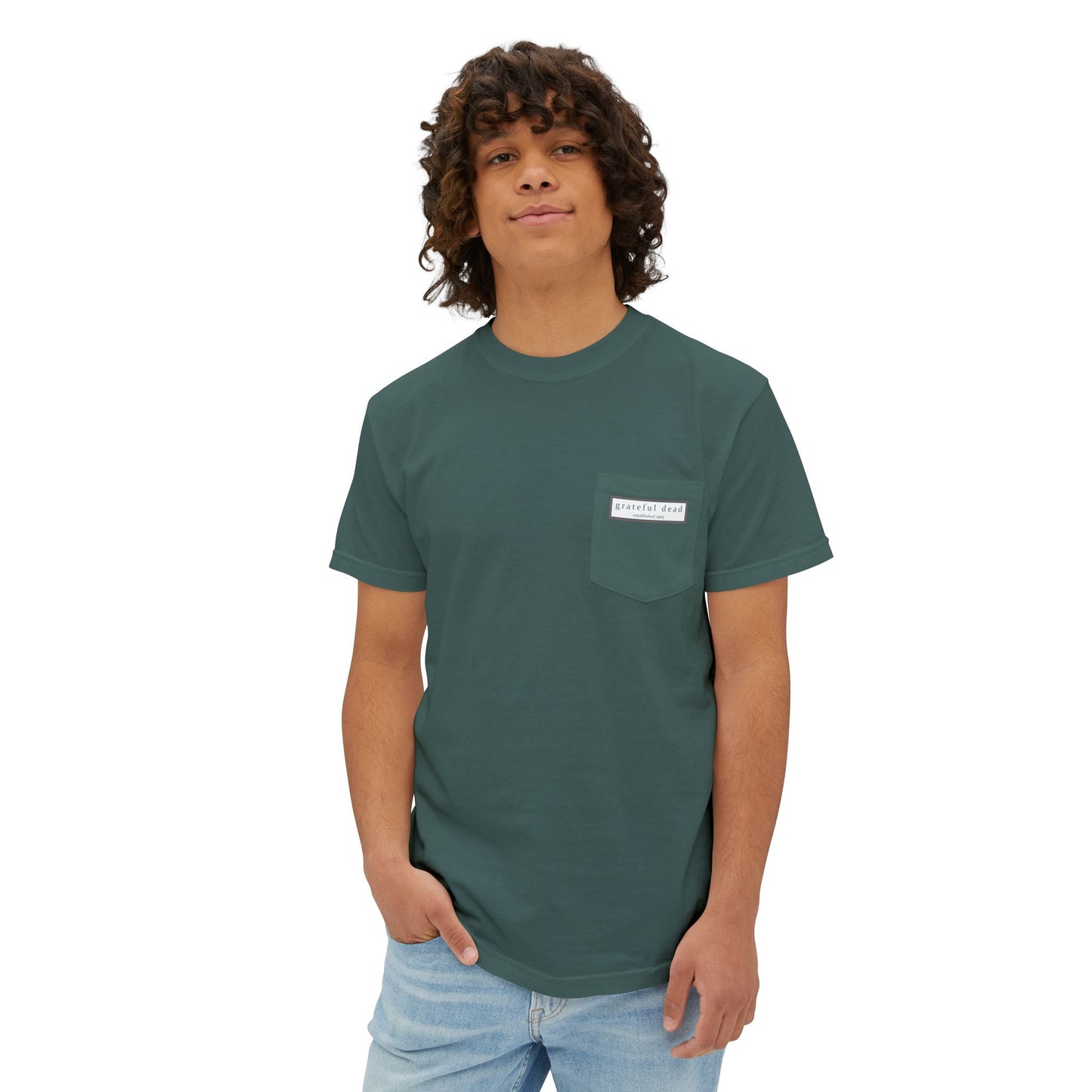 Grateful Dead Jerry Garcia Vineyard Collection Garment-Dyed Pocket T-Shirt