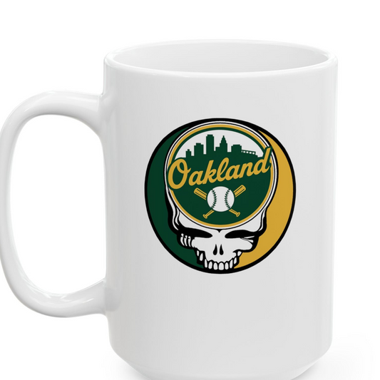 Oakland A's Stealie Ceramic Mug - MLB