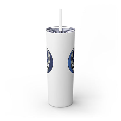 Tennessee Football Stealie Skinny Tumbler with Straw, 20oz - NFL