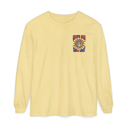 Grateful Dead and Chuck Berry Two-Sided Concert Tee - Vineyard Collection Garment-Dyed Long Sleeve