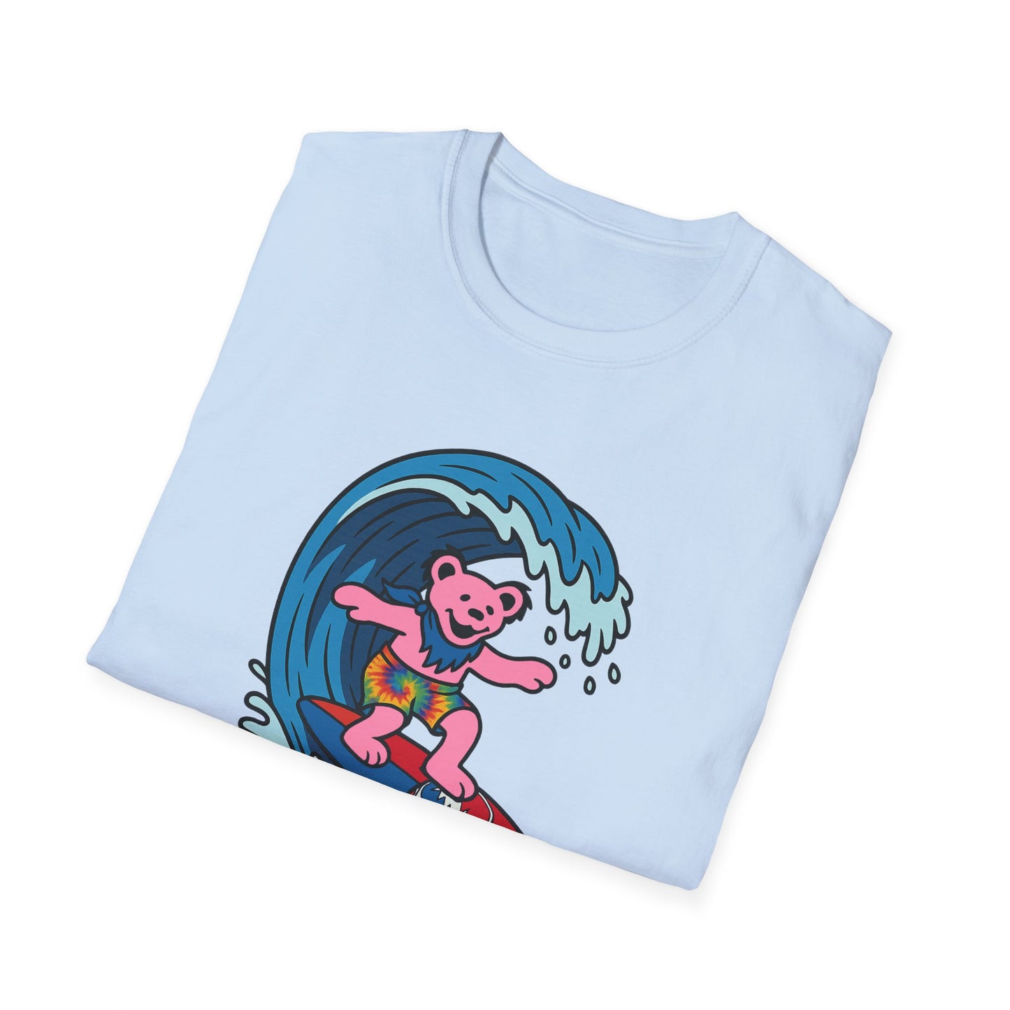 Surfin' Bear - Life is dead. Grateful Dead TShirt
