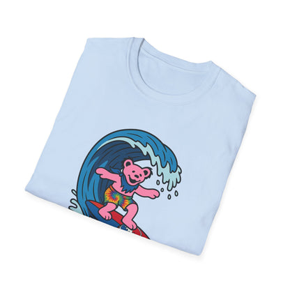 Surfin' Bear - Life is dead. Grateful Dead TShirt