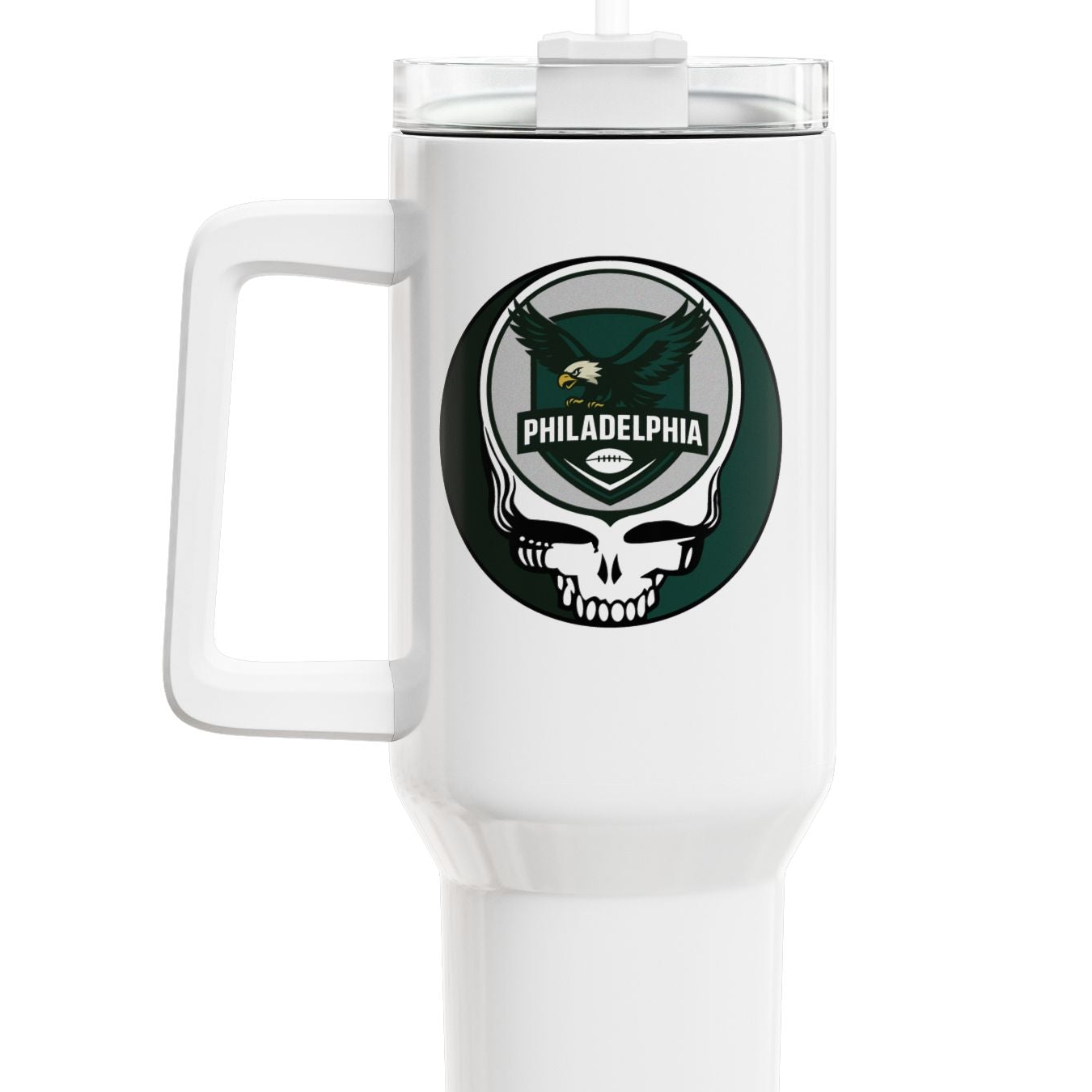 Philadelphia Football Stealie "Fat Man" Tumbler,  Double Insulated 40oz Travel Mug - NFL
