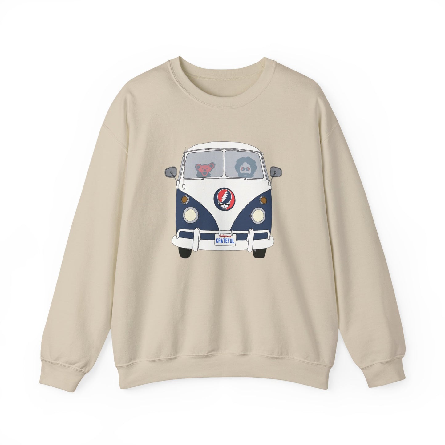 Jerry's Takin' The Bus Life is dead. Crewneck Sweatshirt