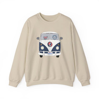 Jerry's Takin' The Bus Life is dead. Crewneck Sweatshirt