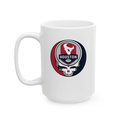 Houston Football Stealie Ceramic Coffee Mug - NFL