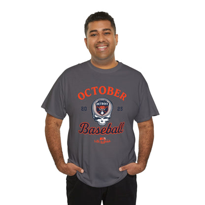 Detroit Tigers Playoffs 2025 Stealie Grateful Dead Tshirt