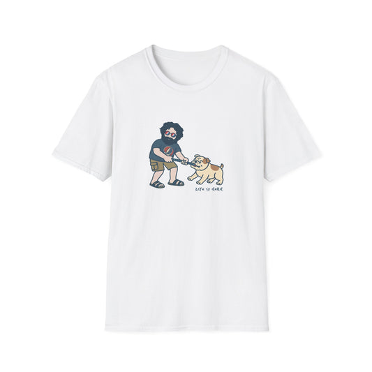 Jerry and Frank are Tuggin' - Life is dead. Grateful Dead TShirt