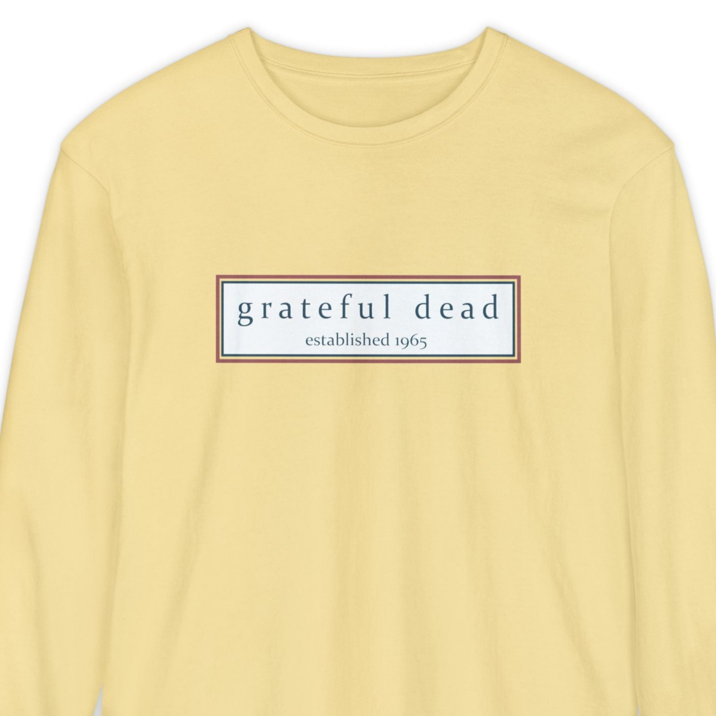 Grateful Dead Dancing Bear Two-Sided Vineyard Collection Garment-dyed Long Sleeve T-Shirt