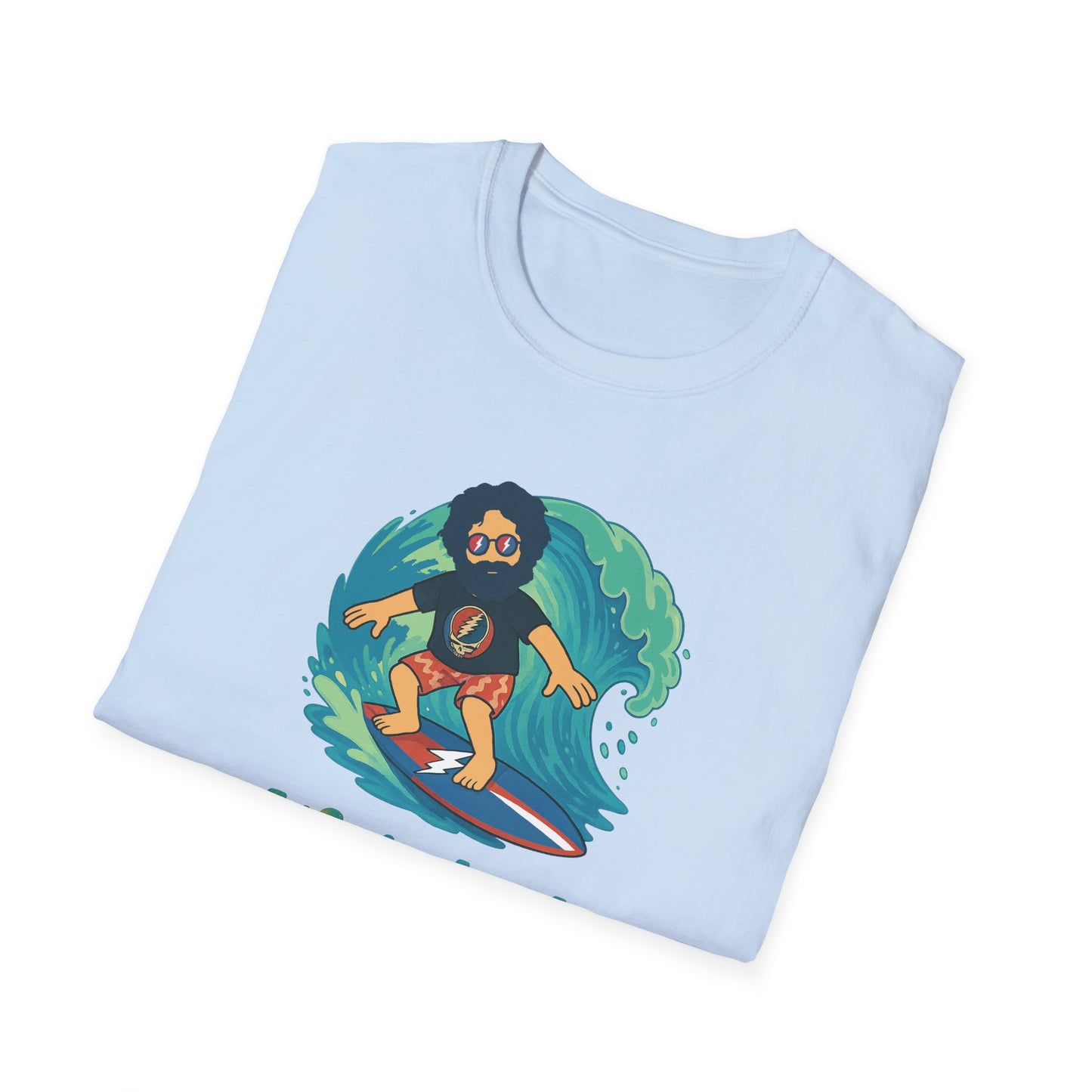 Surfiin' Jerry - Life is dead. Grateful Dead TShirt