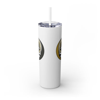 New Orleans Football Stealie Skinny Tumbler with Straw, 20oz - NFL