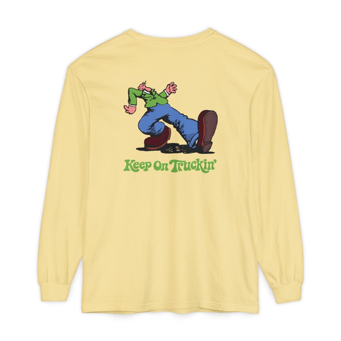 The Do-Dah Man Vineyard Collection Garment-Dyed Two-Sided Long Sleeve T-Shirt