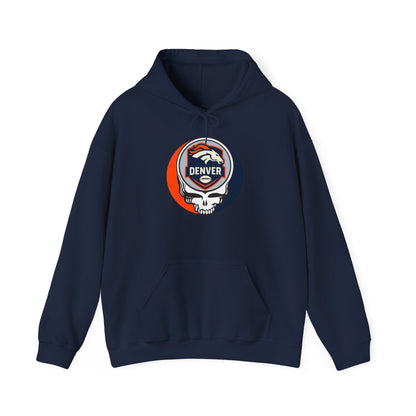 Life is dead. Grateful Grateful Gridiron Collection Denver Football Stealie Hoodie