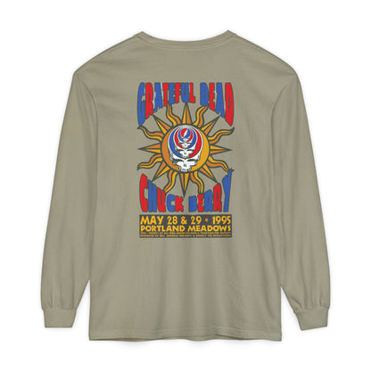 Grateful Dead and Chuck Berry Two-Sided Concert Tee - Vineyard Collection Garment-Dyed Long Sleeve