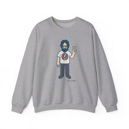 Peace Lovin' Jerry | Life is dead. Crewneck Sweatshirt