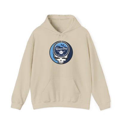 Tampa Bay Rays Grateful Dead Unisex Heavy Blend Hoodie - MLB