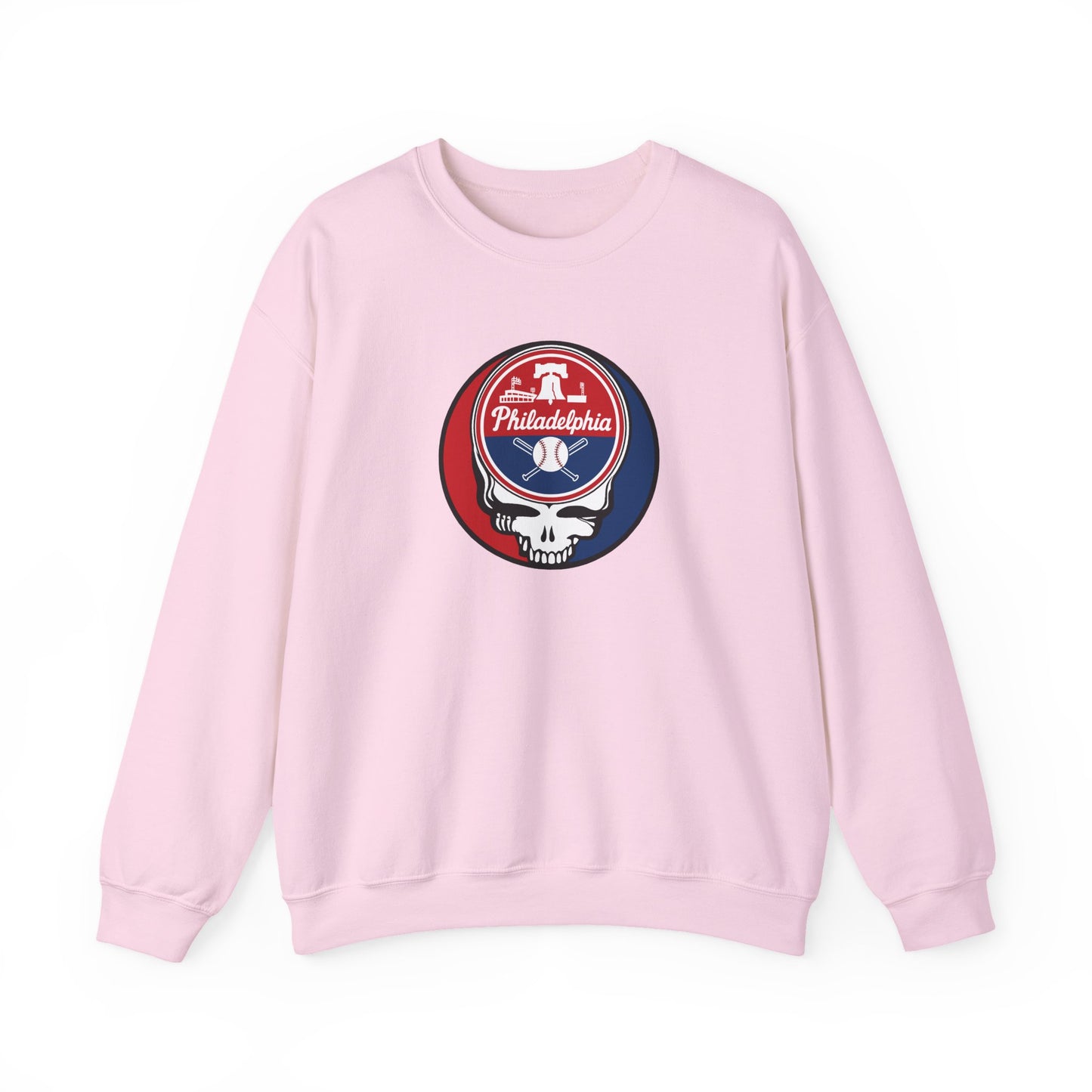 Philadelphia Phillies Grateful Dead Stealie Crewneck Sweatshirt - MLB