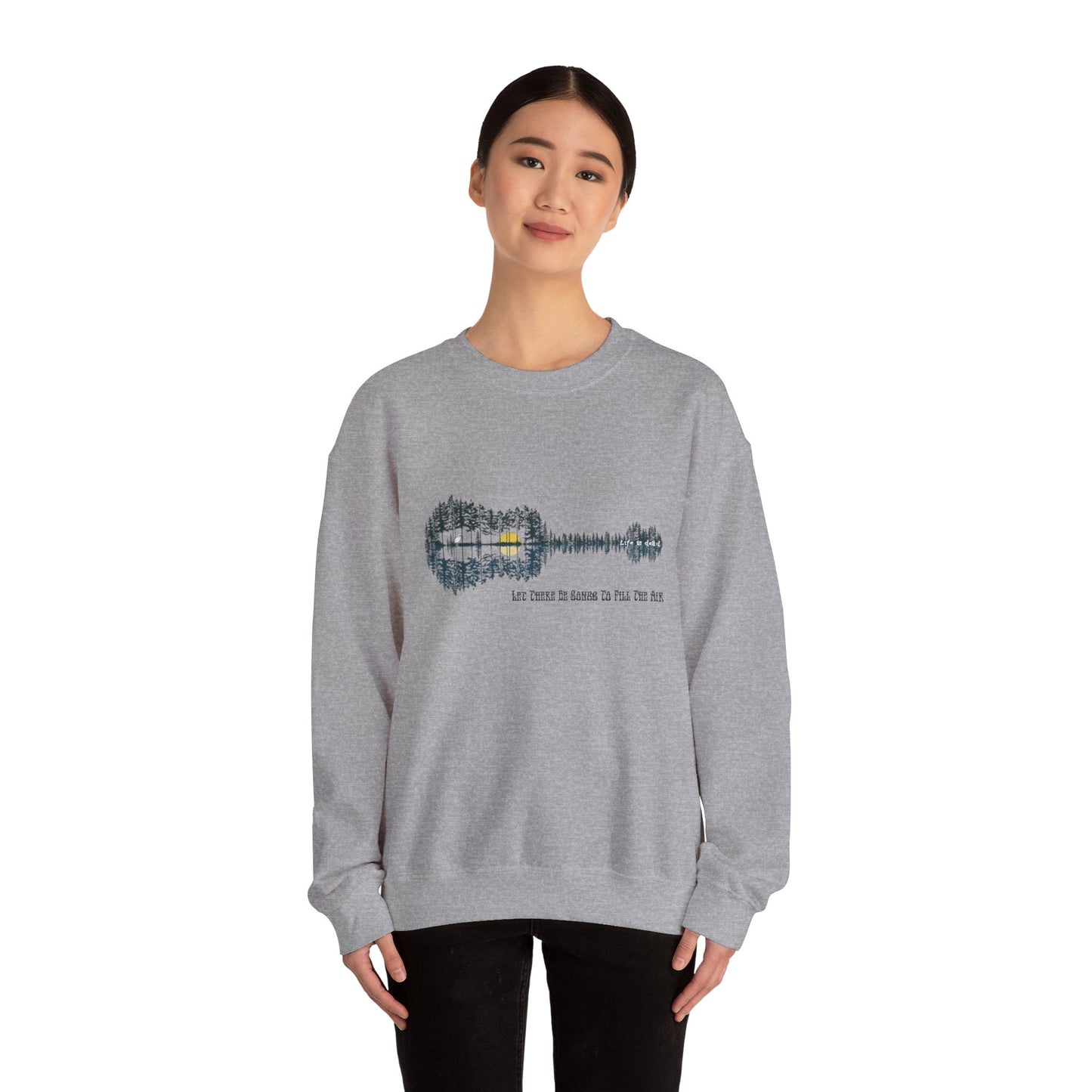 Life is dead. Ripple Crewneck Sweatshirt