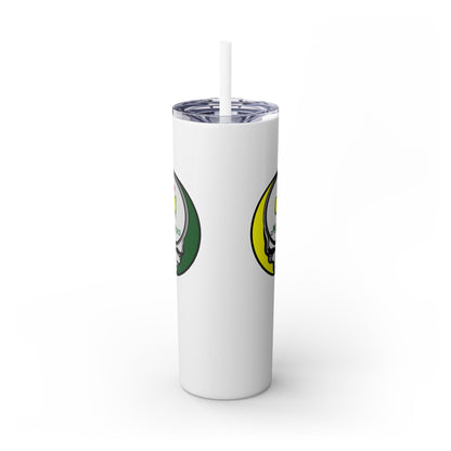 The Masters - Life is dead. Skinny Tumbler with Straw, 20oz