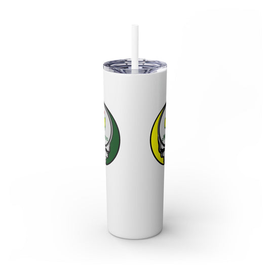 The Masters - Life is dead. Skinny Tumbler with Straw, 20oz