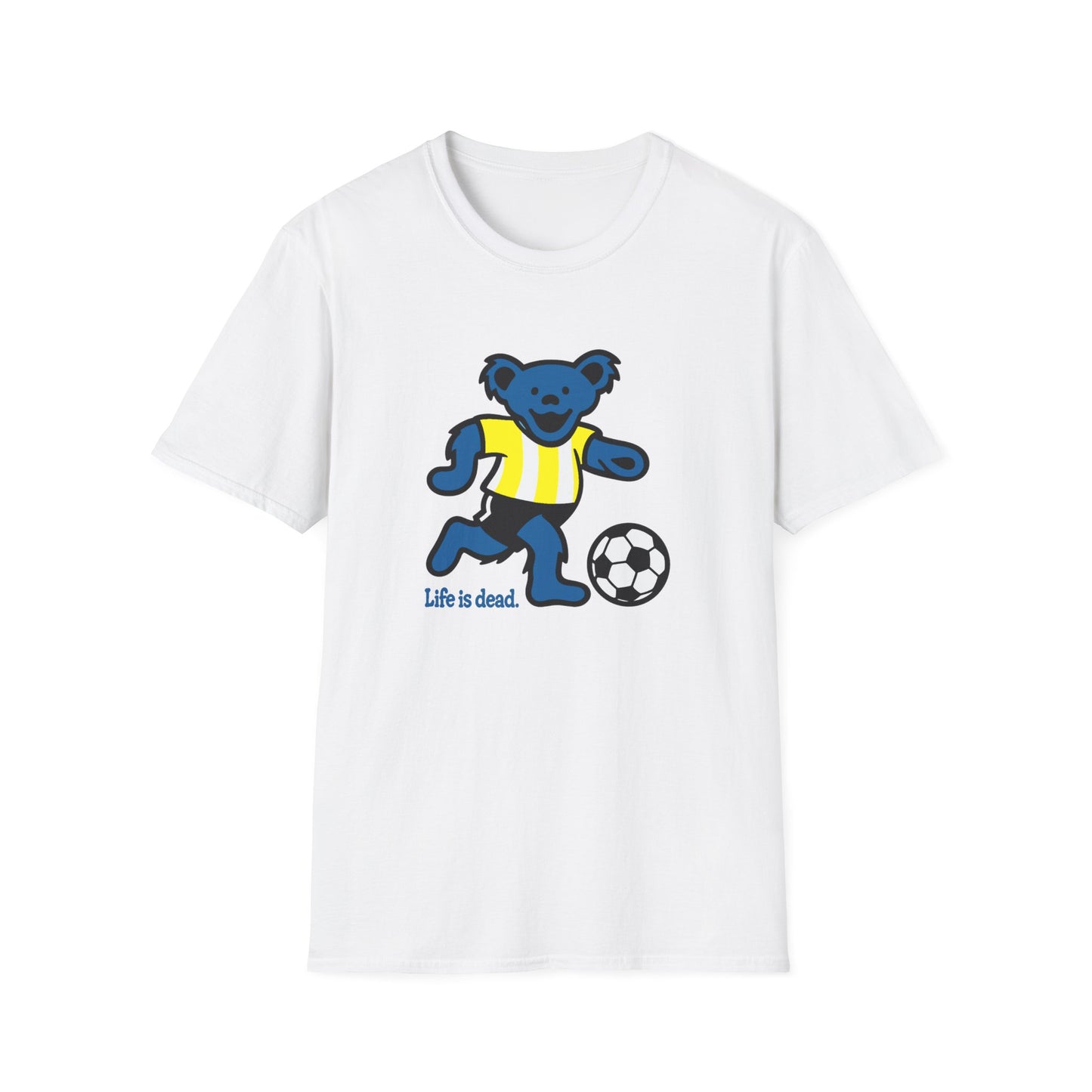 Futbol Bear - Life is dead. Grateful Dead TShirt