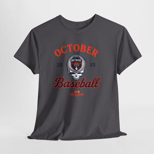 Detroit Tigers Playoffs 2025 Stealie Grateful Dead Tshirt