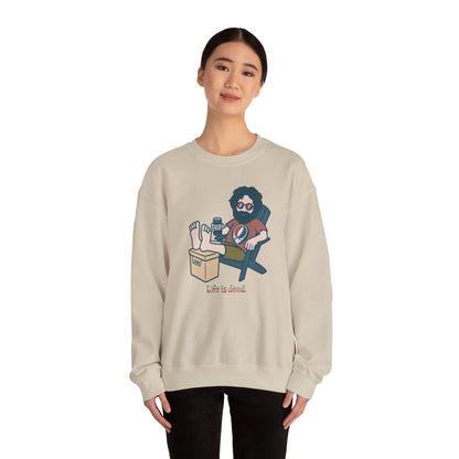 Stay Cool, Jerry Life is dead. Crewneck Sweatshirt