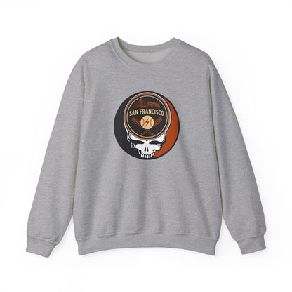 San Francisco Giants Grateful Dead Stealie Crewneck Sweatshirt - MLB