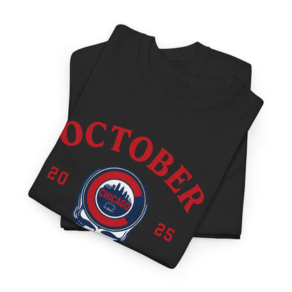 Chicago Cubs Playoffs 2025 Stealie Grateful Dead Tshirt