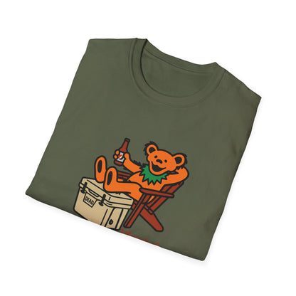 Chillin' Bear - Life is dead. Grateful Dead TShirt