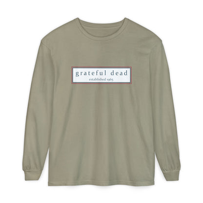 Grateful Dead Dancing Bear Two-Sided Vineyard Collection Garment-dyed Long Sleeve T-Shirt