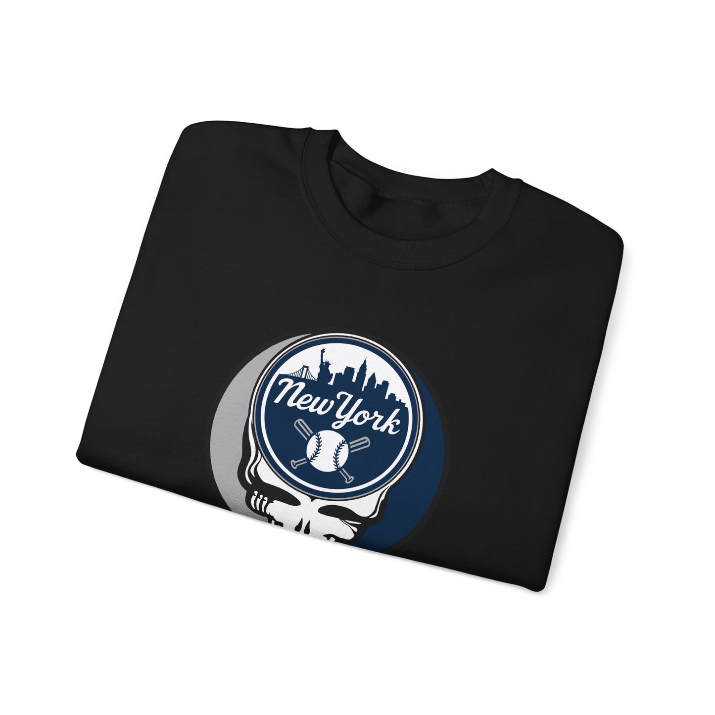 New York Yankees Stealie Grateful Dead Crewneck Sweatshirt - MLB
