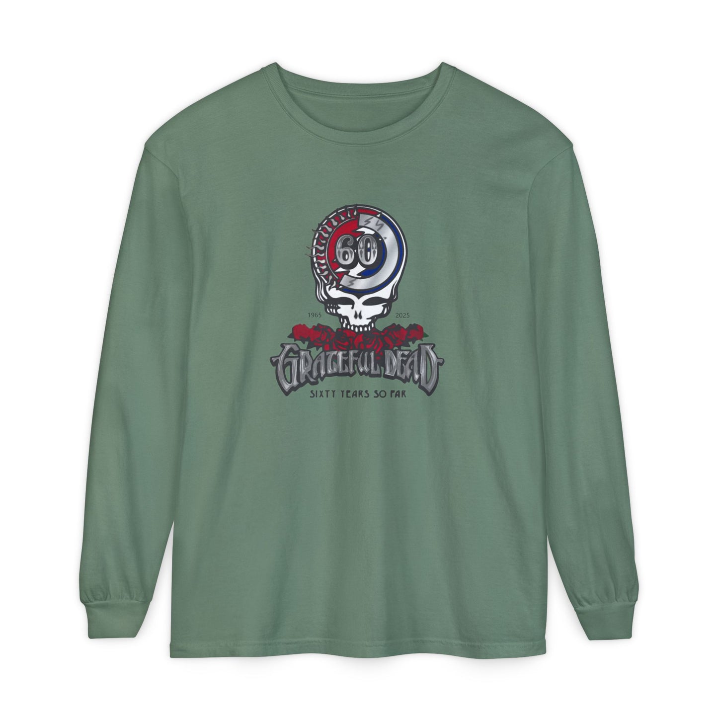 Grateful Dead 60th Anniversary Vineyard Collection Garment-dyed Long Sleeve T-Shirt