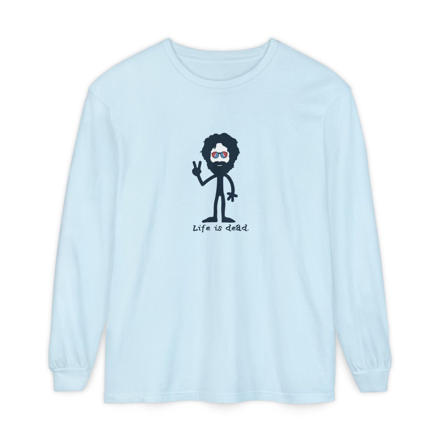 Peace Loving Jerry Vineyard Collection Garment-dyed Long Sleeve T-Shirt