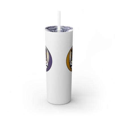 Baltimore Football Stealie Skinny Tumbler with Straw, 20oz - NFL