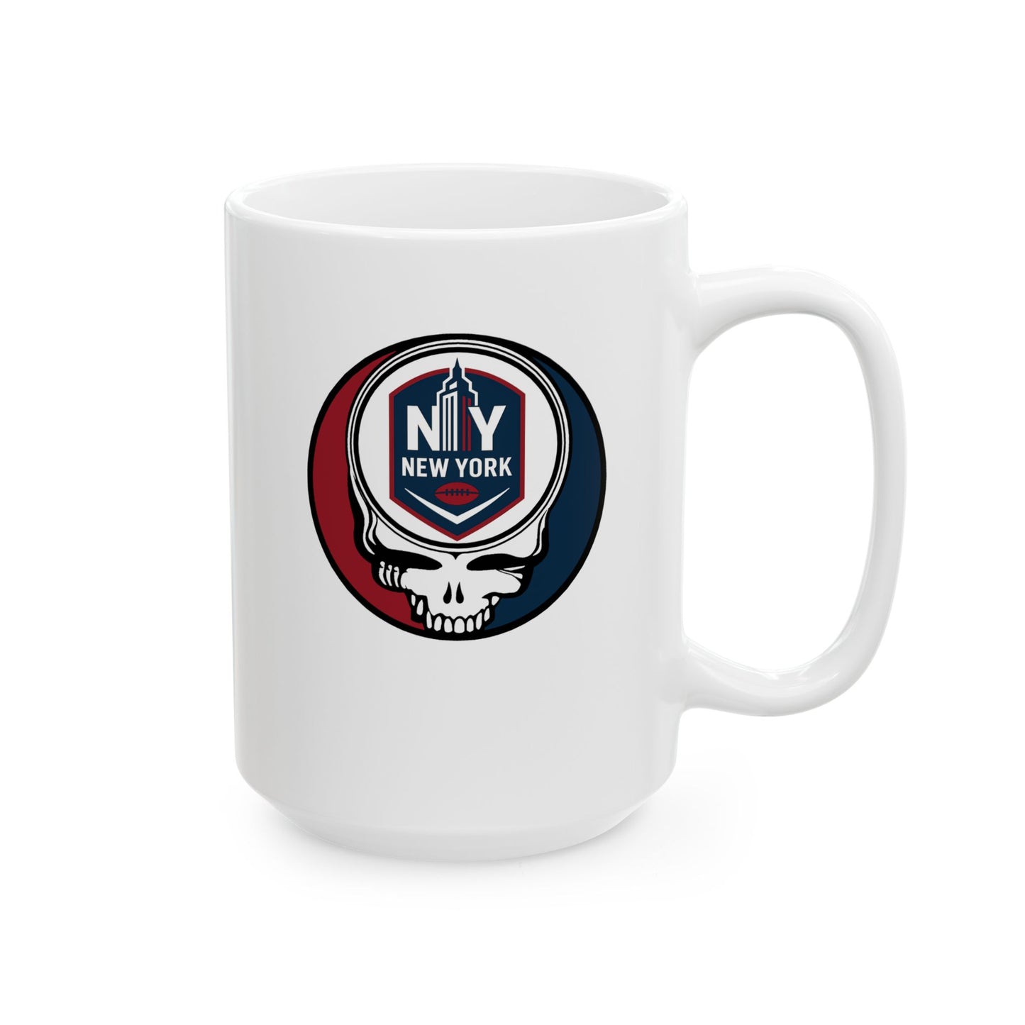 New York Football Stealie Ceramic Coffee Mug - NFL