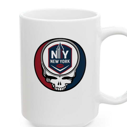 New York Football Stealie Ceramic Coffee Mug - NFL